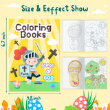 Zainpe 24Pcs Christian Bible Stories Coloring Books for Kids Easter DIY Art Drawing Book with Jesus Noah's Ark Crosses Pattern Color Booklet for School Classroom Rewards Party Favors Supplies