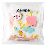 Zainpe 12Pcs Bandana Drool Baby Bibs with Teether Set Cotton Soft and Absorbent Machine Washable Flamingo Pineapple Cactus Snap Burp Cloths Donut Teething Toys for Unisex Infants Newborns Toddlers