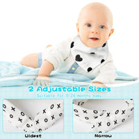 Zainpe 8Pcs Muslin Baby Bibs Love Heart Tree Snowflake Bandana Bib Soft Absorbent Infant Burp Cloths Adjustable Snap Saliva Towels for Boys Grils Toddler Newborns Drooling Feeding Teething 0-24 Months