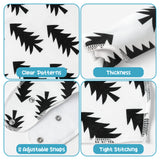 Zainpe 5Pcs Baby Bandana Cotton Drool Bibs Winter Christmas Tree Fox Soft Absorbent Infant Bib Adjustable Snaps Saliva Towels for Boys Girls Toddler Newborns Feeding Teething Drooling 0-36 Months