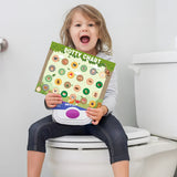 Zainpe 15Pcs Woodland Animals Potty Training Chart for Kids Forest Creatures Potty Chart with Bear Owl Stickers Woods Theme Toilet Training Reward Chart Develop Toileting Habit for Toddlers Boy Girl