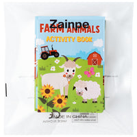 Zainpe Activity Coloring Books for Kids - 24Pcs Farm Animals Fun Game Book with Cows Chickens Duck Sheep Pattern Maze Crossword Dot to Dot Game Booklets Party Favors Supplies Goodie Bag Gift Filler