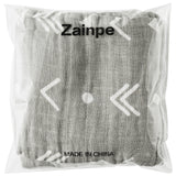 Zainpe 4Pcs Muslin Baby Hooded Towel & Washcloth Set Grey Soft Absorbent Bath Towels Cotton Hand Towels Infant Shower Gifts for Newborn Toddler Boys Girls Feeding Teething Sleeping 31.5 X 31.5 In