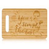 Zainpe Schitt's Creek Bamboo Cutting Board Engraved Chopping Boards for Kitchen Fun Gifts for Birthday Christmas Anniversary Valentine Housewarming and Decor Display (7"x 11")