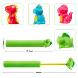 Zainpe 4Pcs Foam Water Guns Dinosaur Water Soakers Lightweight Water Blaster for Summer Swimming Pool Beach Garden Fighting Game 30 Feet Range Water Squirt Shooter Toy for Outdoor Play Kids Adults