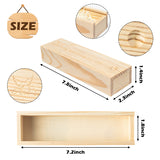 Zainpe Pregnancy Test Wooden Keepsake Box Angel Wings Pine Wood Storage Boxes Baby Announcement Gifts for Dad Memory Souvenir Collection Box Crafts for Toys Jewelry Trinkets Accessories