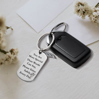 Zainpe 2Pcs Drive Safe Keychain Gifts for Husband Dad Boyfriend Trucker New Driver Keyring for Birthday Christmas Valentine’s Day You Are More Special Than Words Can Say, Please Drive Safely Every Day