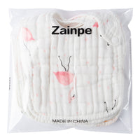 Zainpe 6Pcs Snap Muslin Cotton Bibs for Baby Unicorn Rainbow Flamingo Bib Adjustable Machine Washable Burp Cloths with 6 Absorbent Soft Layers for Girl Newborn Infant Toddler Drooling Feeding Teething