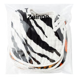 Zainpe 6Pcs Snap Muslin Cotton Bibs for Baby Leopard Tiger Stripe Zebra Pattern Bib Adjustable Feeding Bib Machine Washable Unisex Burp cloth with 6 Absorbent Soft Layers for Infant Toddler Newborn